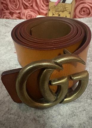 Шкіряний пасок gucci