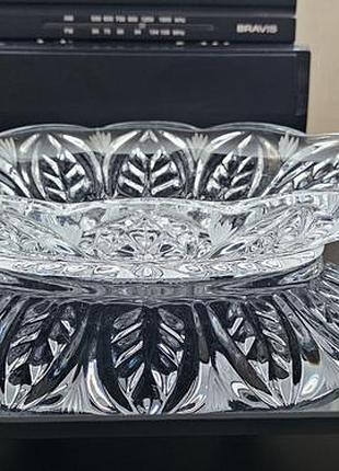 Вінтажна кришталева ваза оселедниця 3