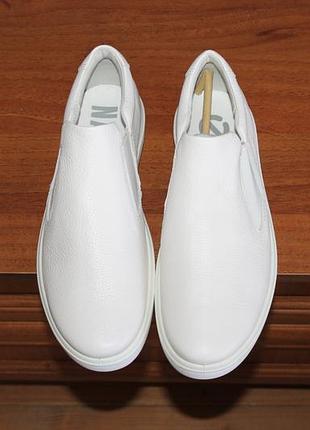 Кожаные слипоны ecco soft 60, 39 размер
