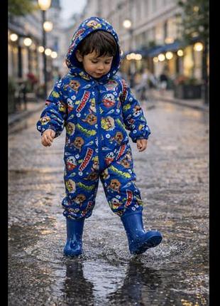 Яркий дождевик грязеприфф raw patrol george