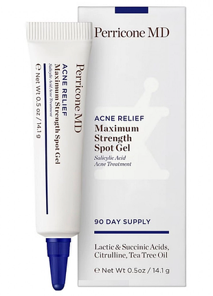 Perricone md гель для лечения акне и прыщей 14.1g acne relief maximum strength spot gel оригинал