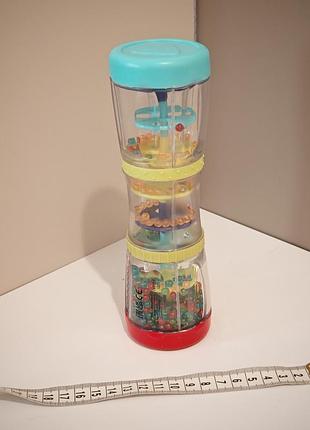 Elc - rainmaker sensory toy - 6-36 months, брязкальце водопад бусінок, навіть дорослим цікава штучка, а дітям взагалі топ