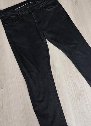Чоловічі чорні джинси 3 xl  42 /34 slim  c&a 56 58