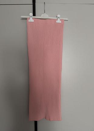 Жіноча трикотажна спідниця міді