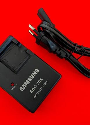 Блок зарядное sbc-70a аккумулятора samsung bp70a для фотоаппарата es, pl, st, sl, tl фото видео pl100 pl120 pl170 aq100 es65 es70 es73 es75 es80 mv800
