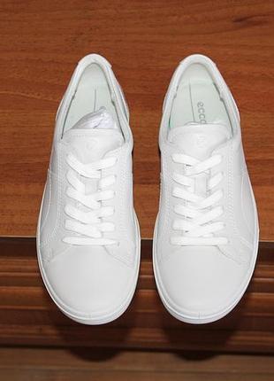 Кожаные кеды, сникеры ecco soft classic, 36 размер