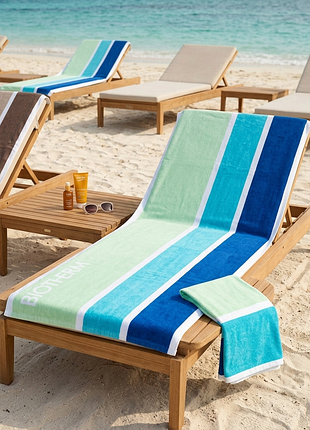 Пляжний махровий  рушник biotherm