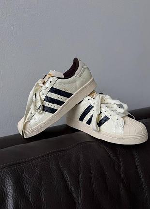 Кроссовки adidas superstar x wales bonner wonder white croc