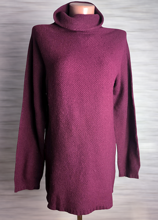 Свитер stefanel удлиненный с шерстью и кашемиром размер m