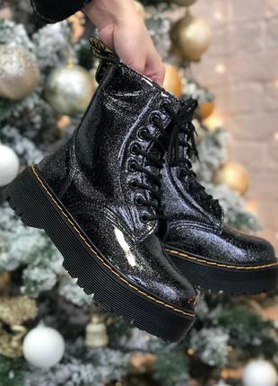 Ботинки женские с мехом мартенс dr martens6 фото