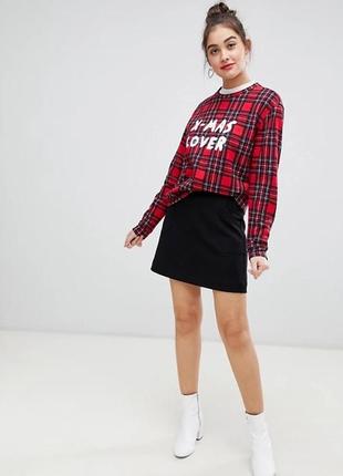 Скидка на миколая-рождественский свитшот на флисе из органик коттона monki.