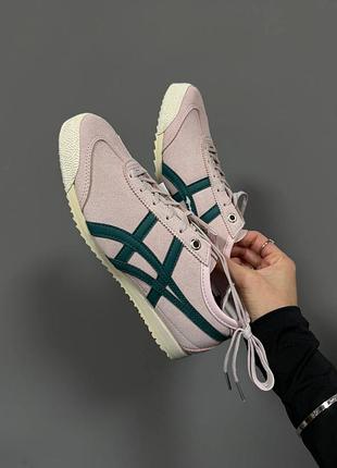 Кроссовки asics onitsuka tiger crystal pink / spruce green