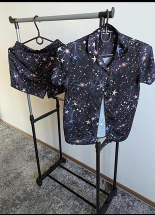 Піжама коротка шорти сорочка зірочки 9р