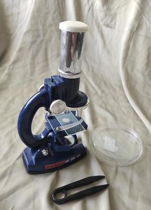 Детский обучающий микроскоп, игрушечный классный микроскоп.