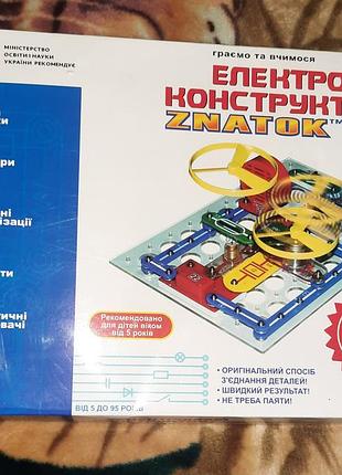 Продам электронный конструктор znatok.