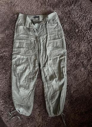 Штани із завʼязками знизу