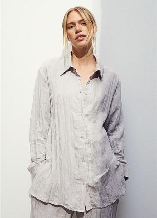 Жіноча базова сорочка гофрована від h&m