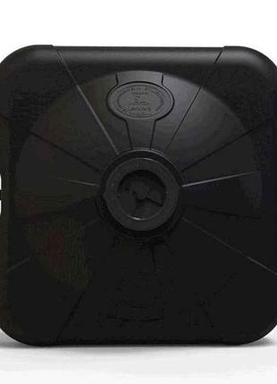 Емкость для душа 75л (68х68х28см) черная тм litolan