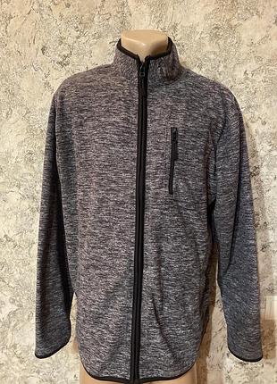 Кофта фліс сірого кольору l-xl