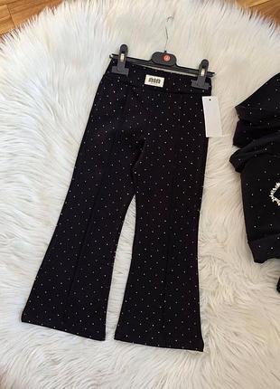 Брюки 115, р.4,6,8,10,12,14, чорний