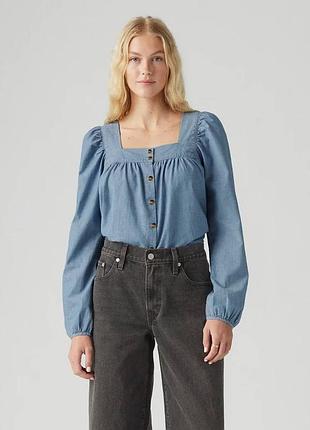 Женская блуза levi's с квадратным вырезом