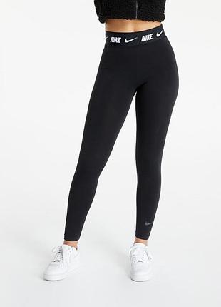 Леггинсы лосины найк nike спортивные sportswear club hw leggings xs