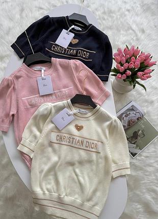 Американка свитер три цвета диор люкс качество