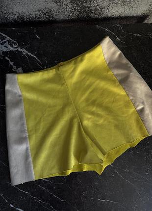 Шорти жіночі zara лимонні, розмір s