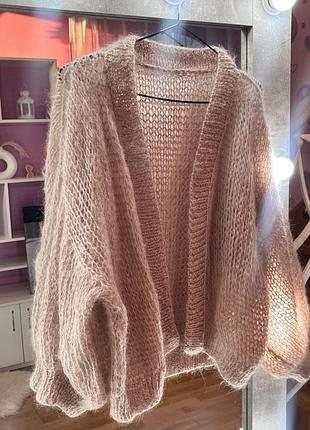 Handmade кардиган з baby мохеру 🩷💭