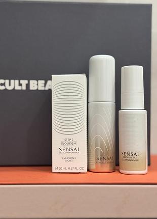Тревел набір sensai (умивалка 20 мл, серум 19 мл, зволожувач 20 мл)