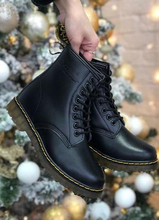 Ботинки женские с мехом мартенс dr martens6 фото