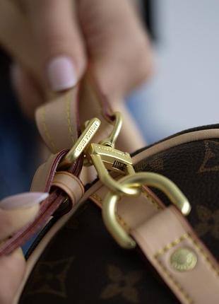 Шкіряна сумка speedy 30см | 35см в канві l 6