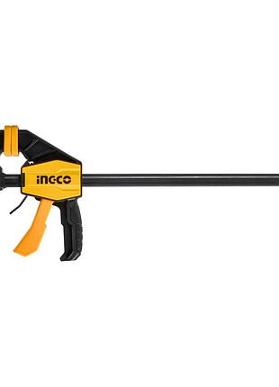 Струбцина быстрозажимная 63х300 мм ingco industrial (hqbc01602)