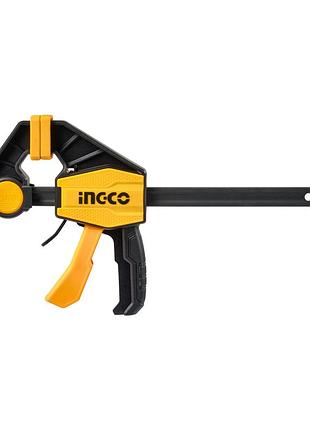 Струбцина быстрозажимная 63х150 мм ingco industrial (hqbc01601)