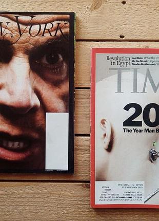 Журнал new york (2021), time (2011) - журналы тайм и нью-йорк