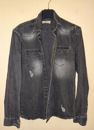 Джинсова сорочка супер