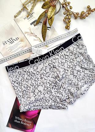 Calvin klein m мужские трусы боксерки коттоновые хлопковые