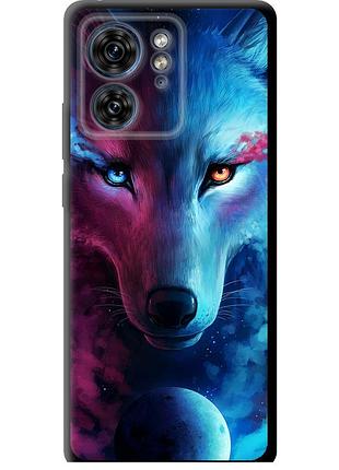 Чохол tpu на телефон motorola edge 40 арт-вовк "3999b-3335-58250"