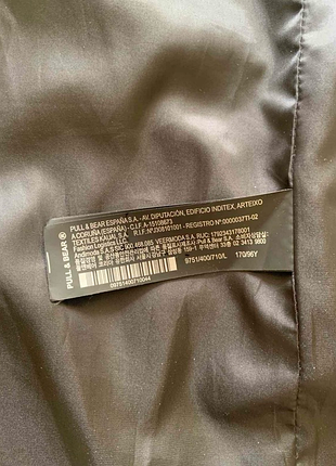 Пальто с шерстью в клетку оверсайз р.l-xl pull &amp; bear 8