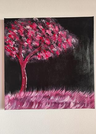 Картина 
рожеве дерево