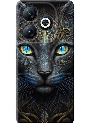 Чехол силиконовый на телефон tecno spark 20 кошка "5548u-3435-58250"