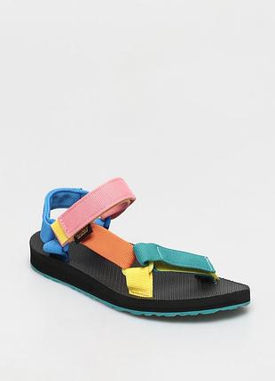 Сандалі босоніжки туристичні кольорові зручні на гнучкій підошві тева teva