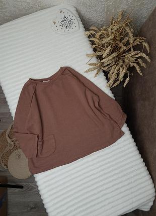 Кофточка двунитка оверсайз от zara 3-4 года (98-104)