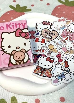 Набір наклейок hello kitty 60 шт