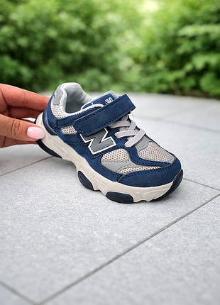 Кросівки дитячі для хлопчика сірі з темно  синім,сіточка, дуже легенькі,піна,на липучці,гнучкі,м'які,текстильні всередині,на літо,на весну