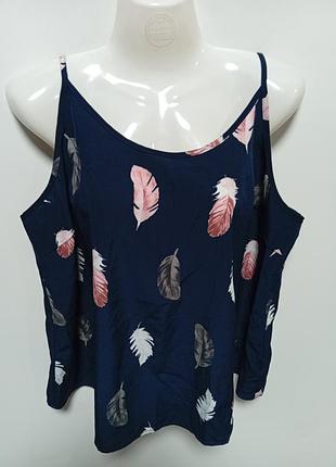 Майка 
темно синий цвет, принт