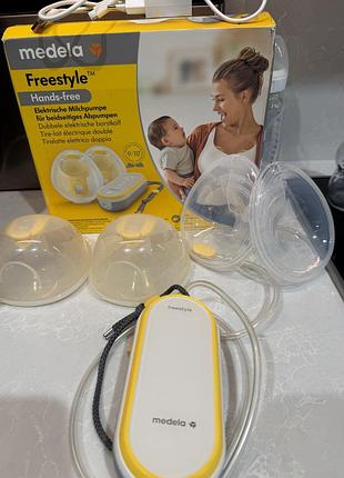 Молоковідсмоктувач medela freestyle hands free