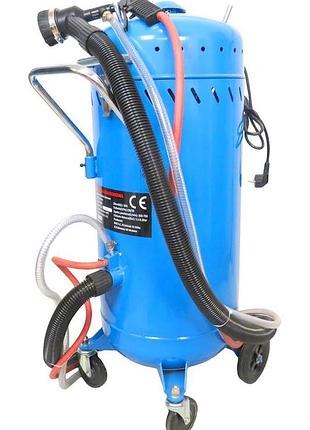 Пескоструйный аппарат с сифоном, беспыловый, с пылесосом, 105 л bass polska 4258