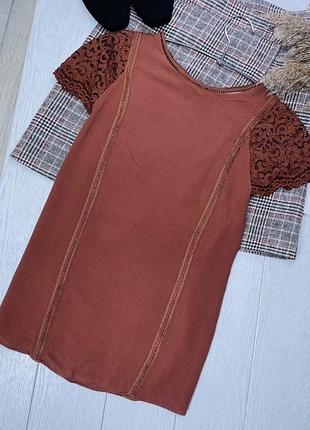 Пряма блуза h&m s блуза з мереживними рукавами блузка прямого крою