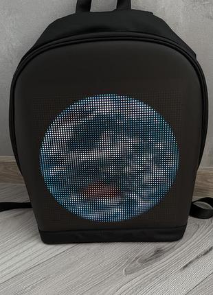 Рюкзак з led екраном. новий, працює від павербанка через застосунок